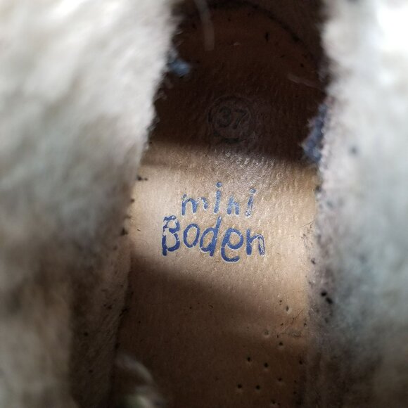 Boden Shoes Girls Size EU 37 US 5 Mini Boden Green Suede Desert Boots - Picture 11 of 15